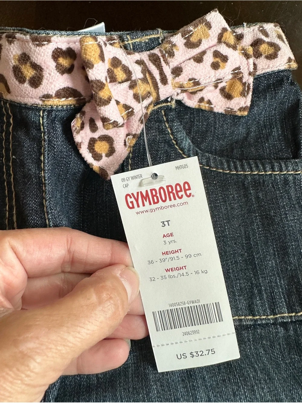 NWT Gymboree Kitty Glamour Outfit‎ Set, Sz 3T, Jeans Sweater Shirts